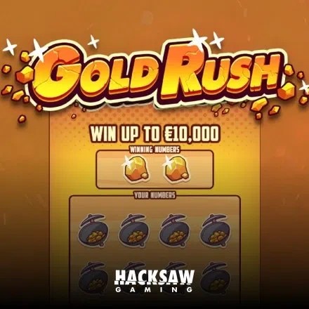 Gold Rush logo by Hacksaw Gaming Spin247 Casino