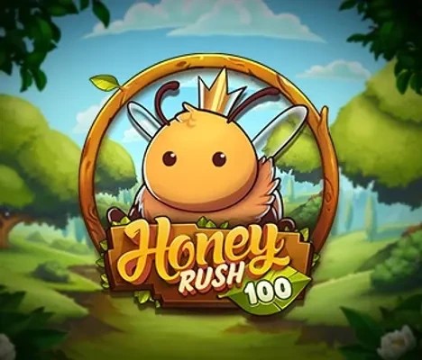 Honey Rush 100 logo – Slots by Play'n GO at Spin247 Casino