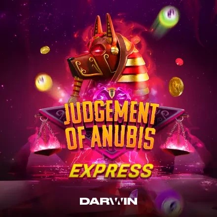 Judgement of Anubis Express logo by Darwin Gaming at Spin247 Casino