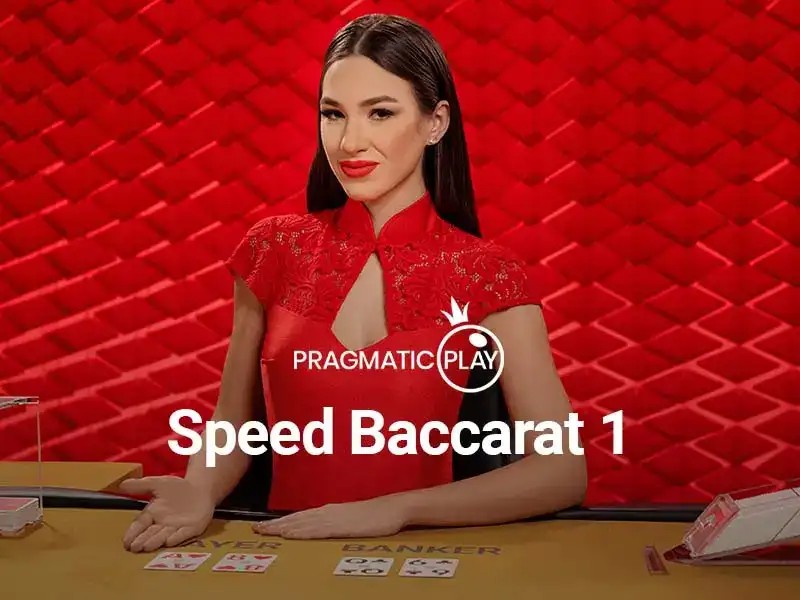 Speed Baccarat slot logo by Atmosfera at Spin247 Casino